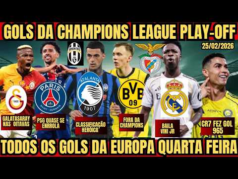 Goals from today's Champions League matches, all goals from Europe and around the world, Wednesday.