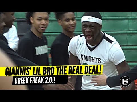 Giannis Lil Bro's Game Is TOO SMOOTH!! Is Alex Antetokounmpo NBA Bound!?