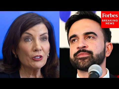 Reporter Asks Mamdani About 'Tax The Rich' Chant—And 'Divide' Between His Supporters & Hochul On It