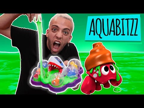 ABRINDO AQUABITZZ E MAR DE SLIME COM LUCAS RANGEL