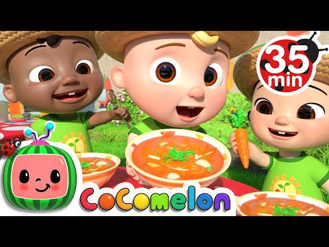 Cooking With Vegetables Song + More Nursery Rhymes & Kids Songs - CoComelon