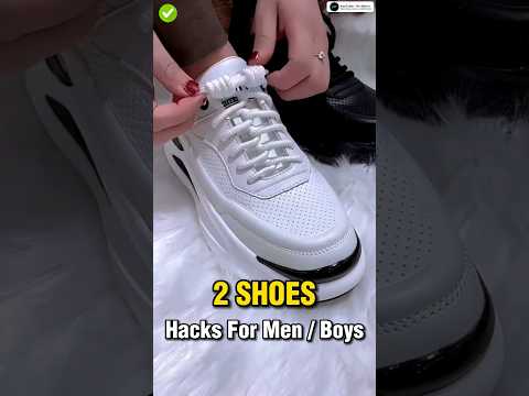 2 Shoe Hacks Every Men Should Know ✅ || #shorts #viral