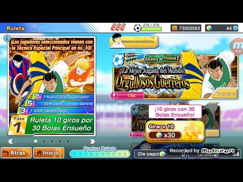 parametros de J.J ocheado y Thoram captain tsubasa dream Team