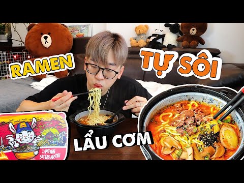 Vale a pena exagerar o DELECTABLE SELF BOILING RAMEN? // Série Fique em casa e coma tudo