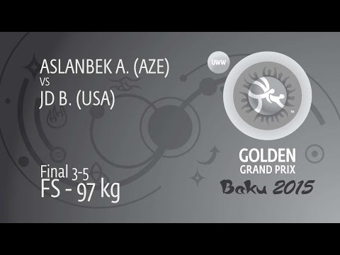 BRONZE FS - 97 kg: A. ASLANBEK (AZE) df. B. JD (USA), 4-1