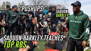Saquon Barkley Teaches Top Running Backs How To Put Defenders On SKATES! Ankles Get SNAPPED 🤕