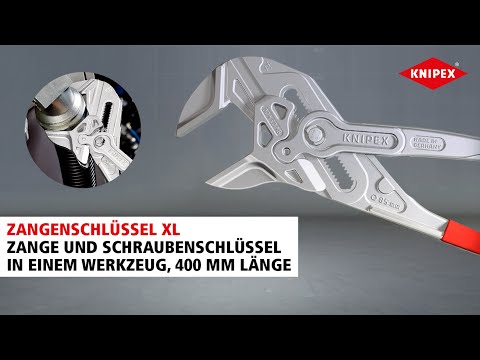 Zangenschlüssel XL von KNIPEX (86 03 400) // Zange und Schraubenschlüssel in einem