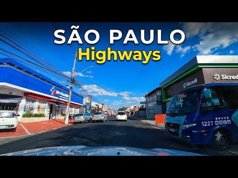 SÃO PAULO 4K - Campinas to Hortolândia - highways