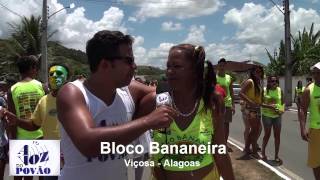 preview picture of video 'A Voz do Povão, Carnaval 2015 em Viçosa - AL. Bloco Bananeira 1'