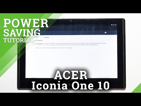 How to Activate Power Saving Mode in ACER Iconia One 10 – Extend Battery Life