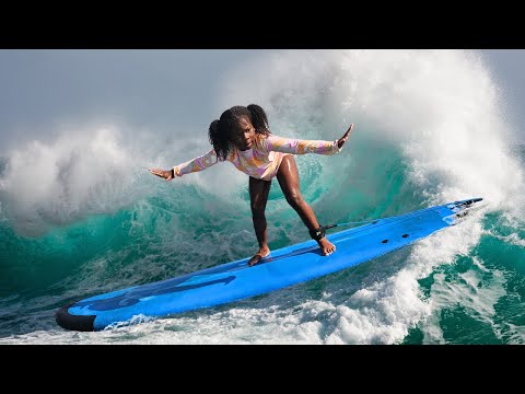 Surprising Tyanna with Surf Lessons!
