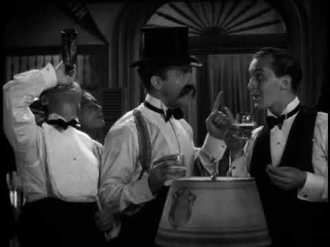 THANKS A MILLION (1935) -- The band celebrates "The Square Deal Party."