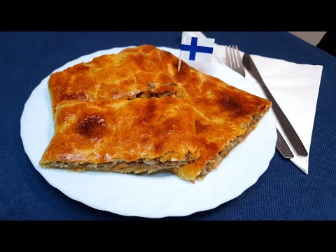 How to make Finnish Oven Meat Pie - Lihapiirakka recipe