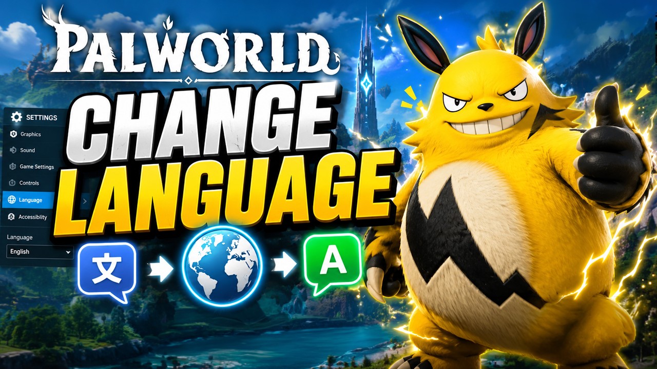 Como Cambiar el Idioma de Palworld🎮🔥