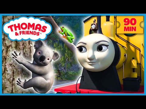 Thomas Meets a New Friend Down Under! | Thomas & Friends | 90+ Minutes! - Kids TV Series, Kingdom Kids Zone - Thomas & Friends