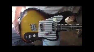 Video thumbnail for Teisco Del Ray EB 200 Bass Demo by Progressive Guitar Studio