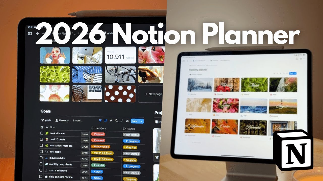 Organize Life in Notion in 2026  💻  Planner Tour