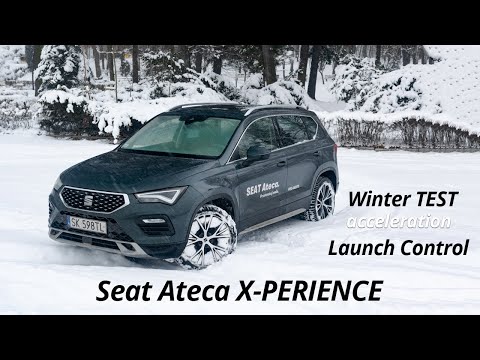 Seat Ateca X-PERIENCE 2.0 TSI 190 4x4 | Launch Control | acceleration 0-100km/h | WINTER TEST