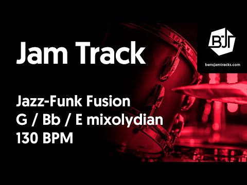 Jazz-Funk Fusion Jam Track in G / Bb / E mixolydian "Change It Up" - BJT #51