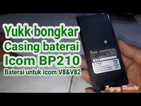 How to Disassemble the Battery Casing of the Icom HT - BP210 V82 V8 A6 A24 F21 F11 - Battery Case...