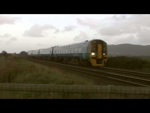 Prestatyn 14.11.2013 - ATW Class 158 DMU 158828 158820