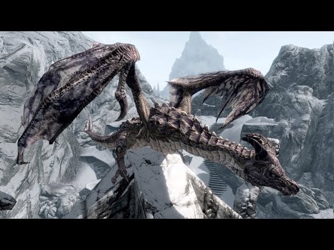 Skyrim - Pure Mage vs. Legendary Dragon on Legendary Difficulty (SOLO, NO CRAFTING, NO DAMAGE)