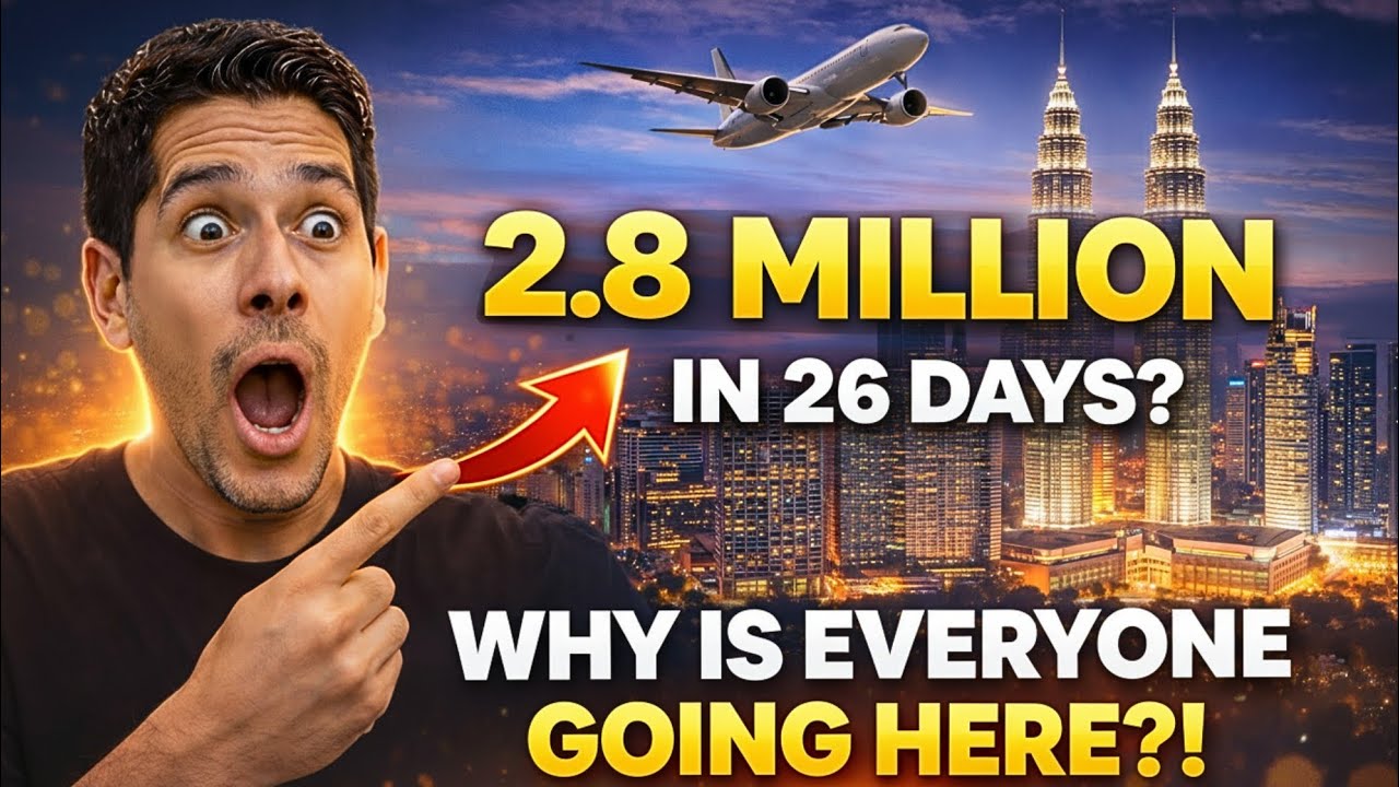 47 Million Tourists by 2026? Malaysia Just Recorded 2.8 Million in March Alone — Here's Why!!