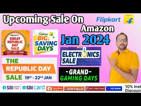 Upcoming sale on Flipkart Amazon January 2024 Republic Day Sale On Flipkart Next Big Saving Day Sale