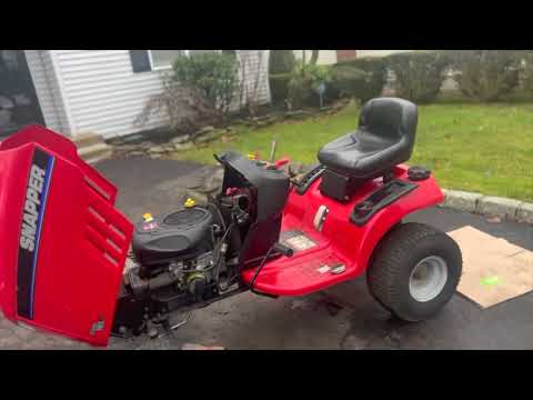Snapper LT200 Deck and Drivebelt Replacement HOW TO QUICK TIPS Simplicity Toro Simple Job and Tools