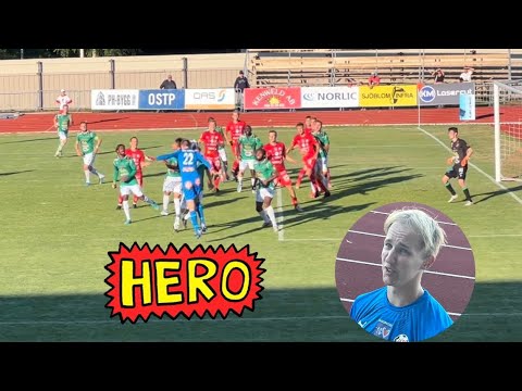 AMAZING LAST DITCH EFFORT!!! Goalie Hannes Käldström scores equalizer for FF Jaro vs Ekenäs IF
