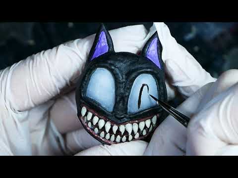Making Cartoon Cat Sculpture Timelapse  Trevor Henderson