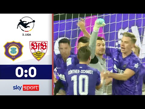 Männel glänzt beim Jubiläum! | Erzgebirge Aue - VfB Stuttgart II | Highlights - 3. Liga 2025/26
