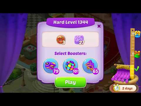 Homescapes [HD] Hard Level 1344