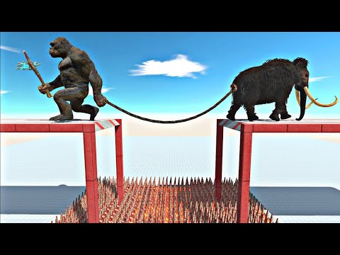 All Mammals of Arbs & Mutant Primates Battle in Tug of war - Animal Revolt Battle Simulator
