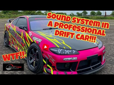 CCS - Installing a sweet SOUND SYSTEM in a professional DRIFT CAR!!