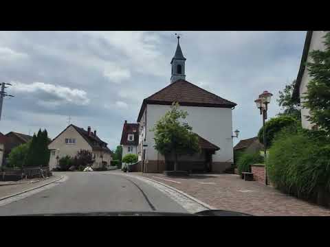 Driving in Adelhausen, Germany