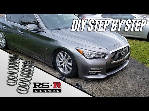 Q50 Lowering Springs Installation Guide - Step By Step