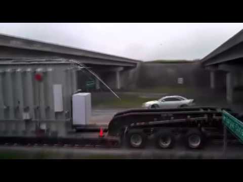 pilotcar.tv™ - Squeezing Under Bridges Electrical Transformer - Jolly Roger Pilot Car Service