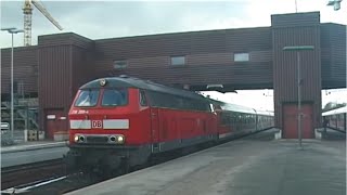preview picture of video 'DB Br 218 Locomotives of Lübeck  - February 2006'