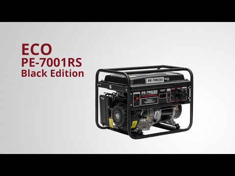 фото электростанция (генератор бензиновый) eco pe-7001rs (5.5 квт, 230 в, бак 25.0 л, вес72.2 кг) эко еко 0