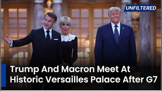 UNSEEN MOMENTS: Trump Visits Versailles Palace for Private Dinner With Macron After G7 Summit | NIS