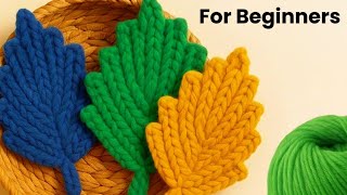 Easy Amigurumi Leaf Tutorial | Step-by-Step Autumn Leaf Crochet 🍁🧶
