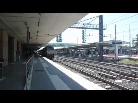E656.046 sull' EXP 14034 Palermo Centrale - Lourdes, in partenza da Roma Ostiense