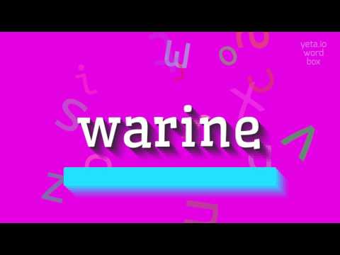 How to say "warine"! (High Quality Voices)