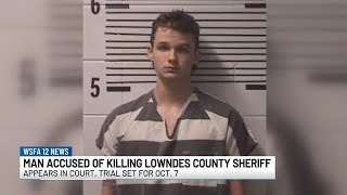 Suspect in Lowndes County sheriff’s killing makes court appearance