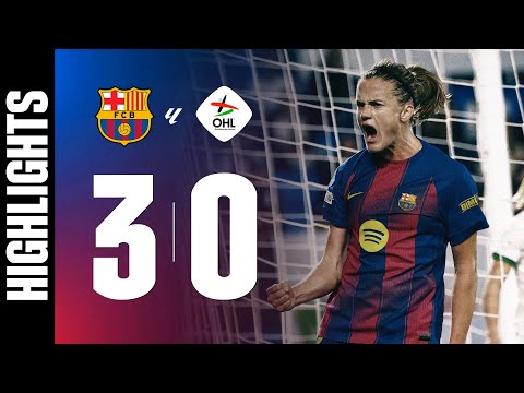 HIGHLIGHTS | FC BARCELONA 3 vs 0 OH LEUVEN | UEFA WOMEN'S CHAMPIONS LEAGUE 🔵🔴