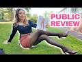 I Wore The Shimmeriest CDR Pantyhose In Public