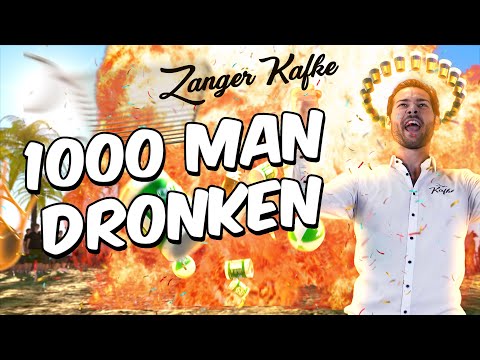 Zanger Kafke - 1000 Man Dronken (Officiële Videoclip)