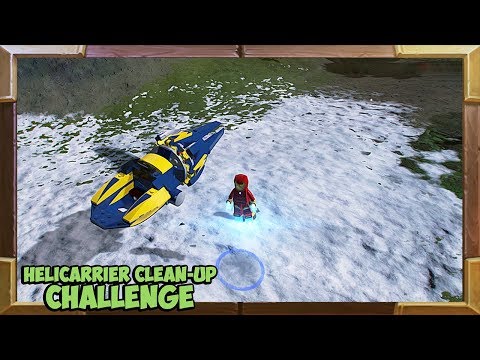 LEGO Marvel Super Heroes 2 Helicarrier Clean Up Challenge