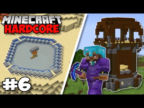 Farzy - Making A Pillager Raid Farm! - Minecraft 1.18 Hardcore (#6)